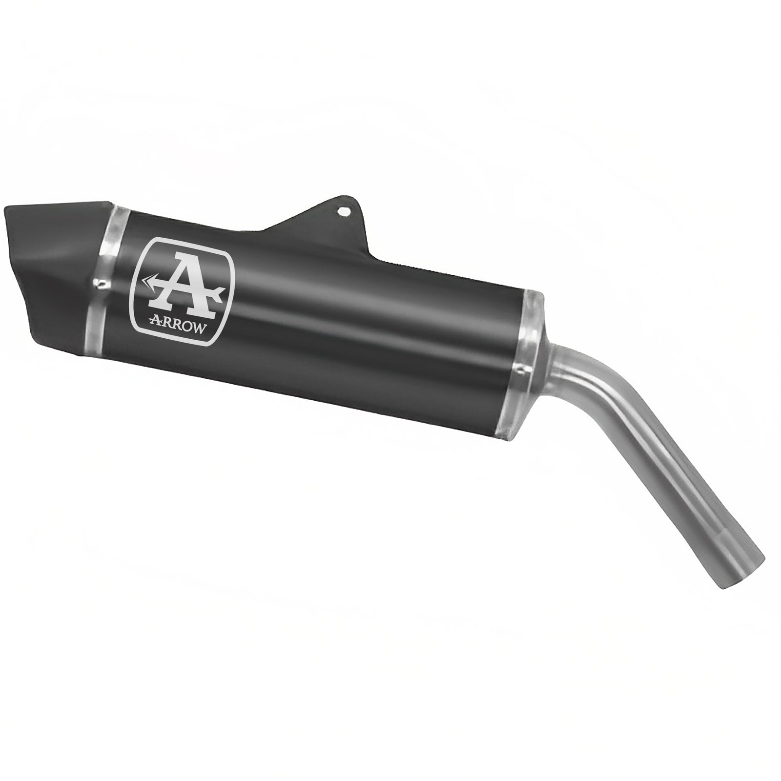 Arrow 72639AKN Maxi Race-Tech Aluminium Dark Slip On With Carbon End Cap