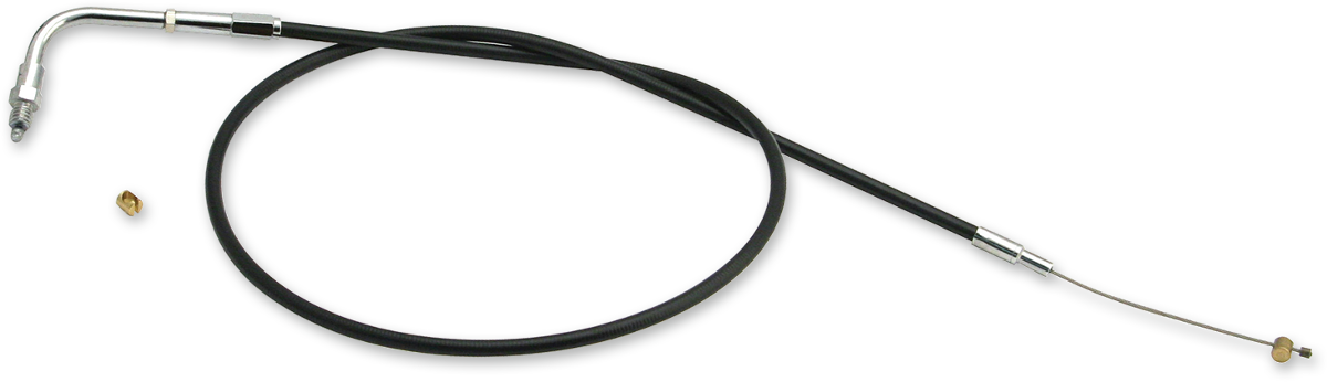 S&S Cycle Black Vinyl Throttle Cable - 36" - Black
