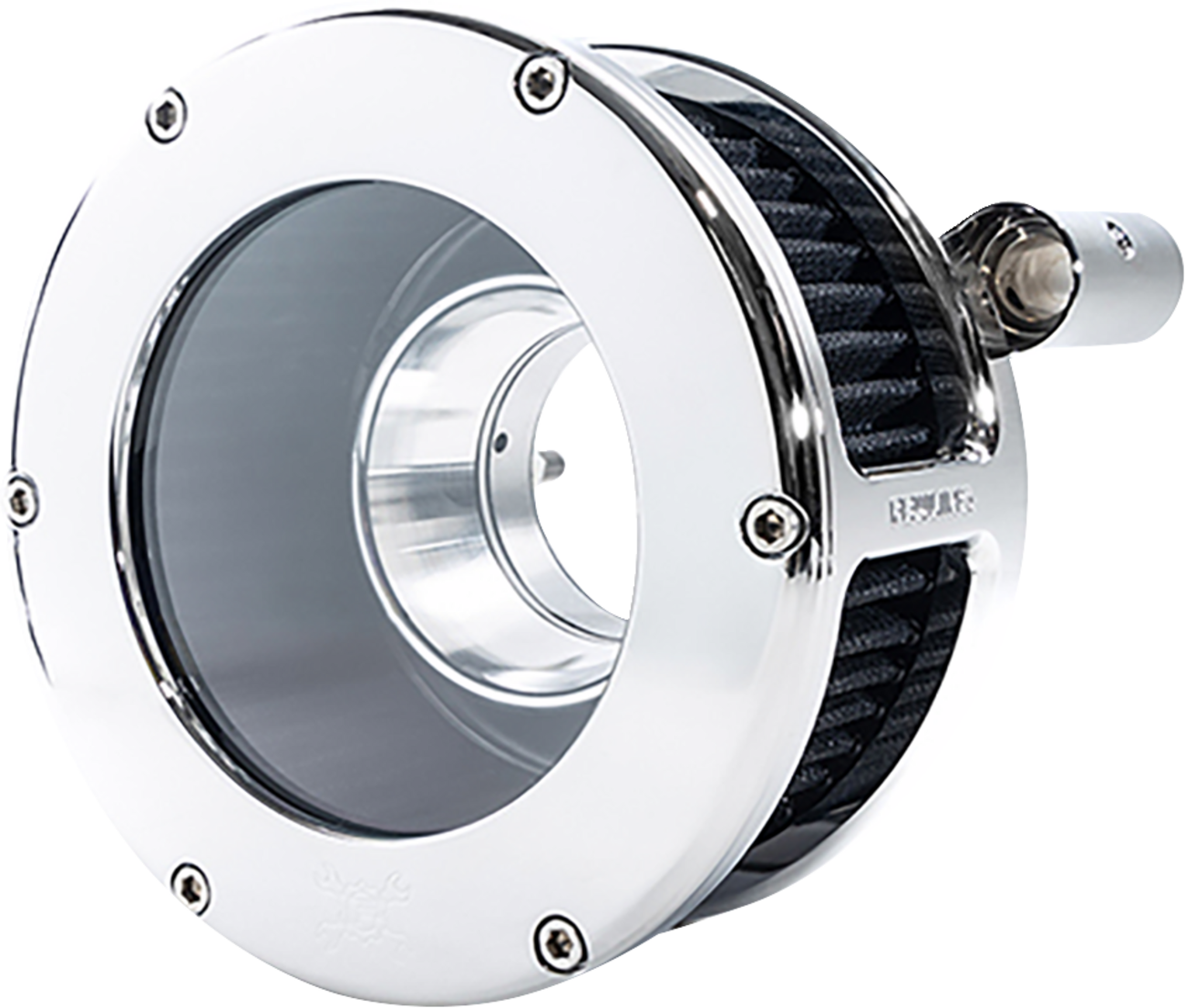 Feuling Parts BA Air Cleaner Kit - Chrome/Clear With Black Filter - '93-'99 Evolution Big Twin