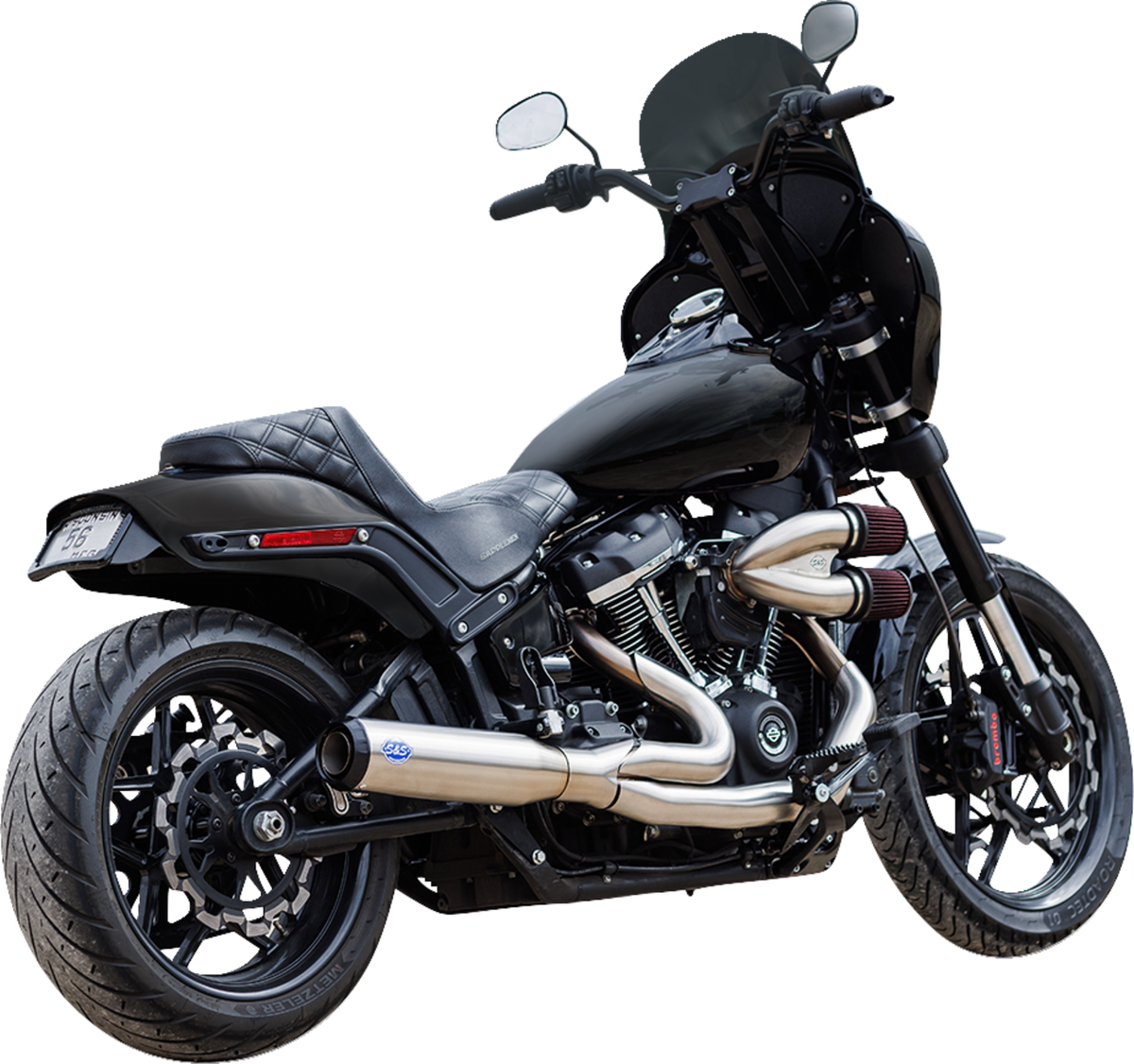 S&S Cycle 2-Into-1 Qualifier Exhaust System