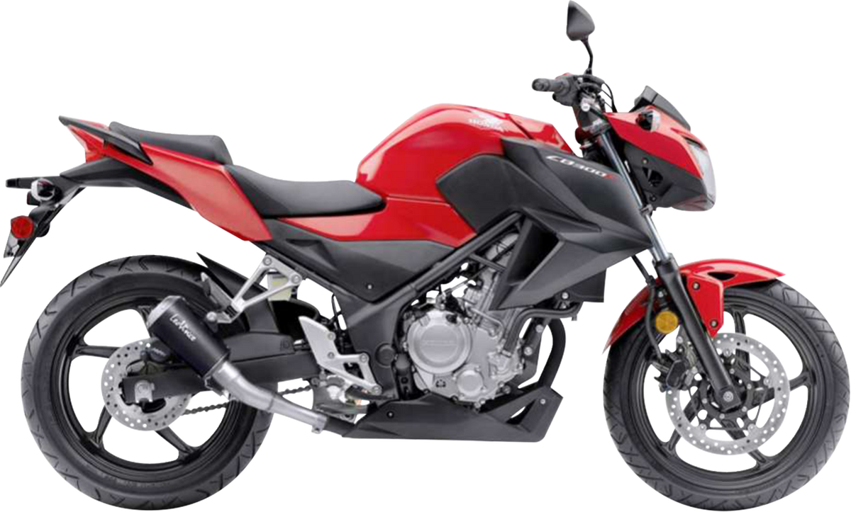 LeoVince LV-10 Slip-On Muffler - Black Stainless Steel - CBR300