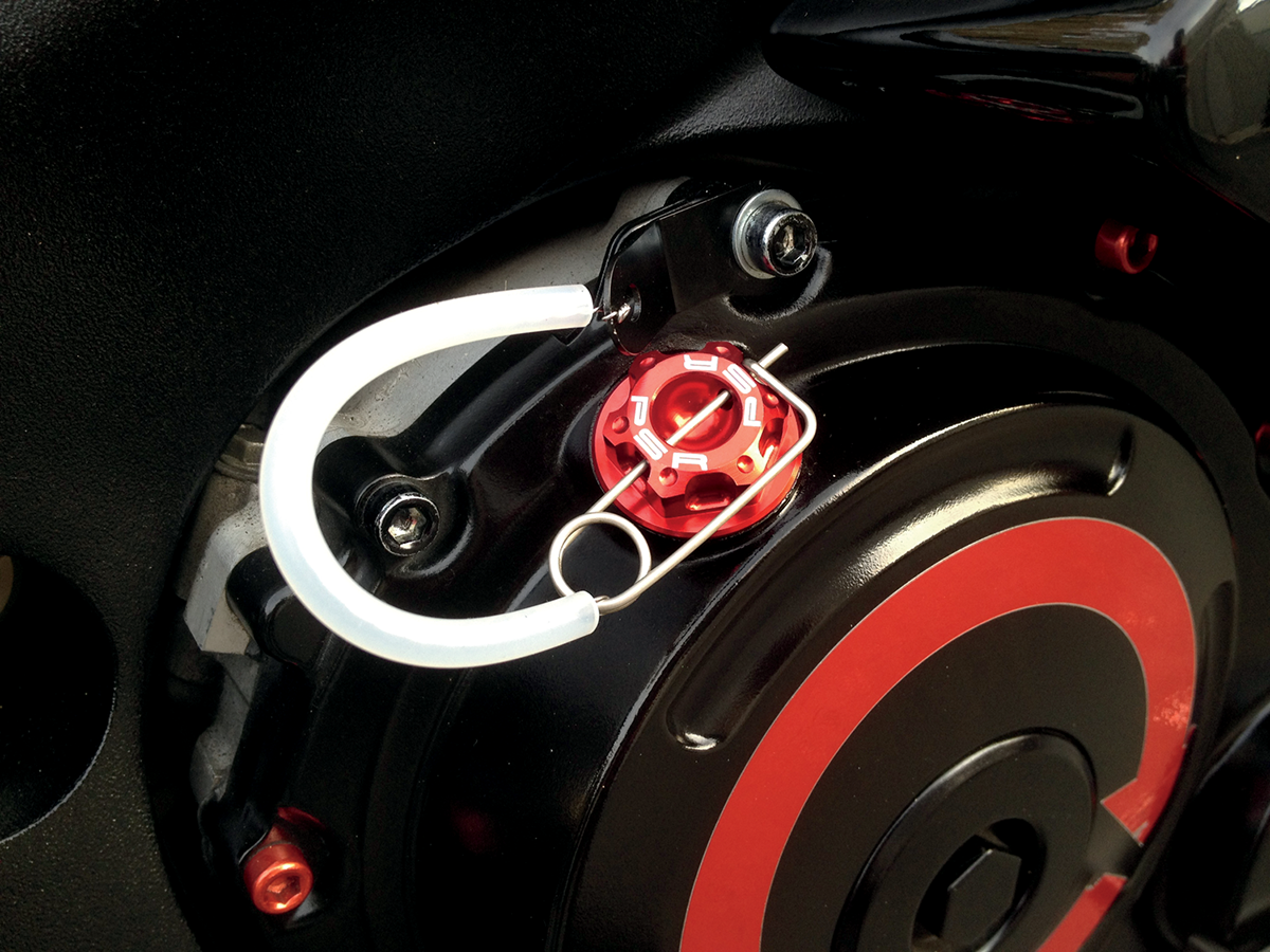 PSR Oil Cap Kit - Red - M30 X 1.5 - Kawasaki