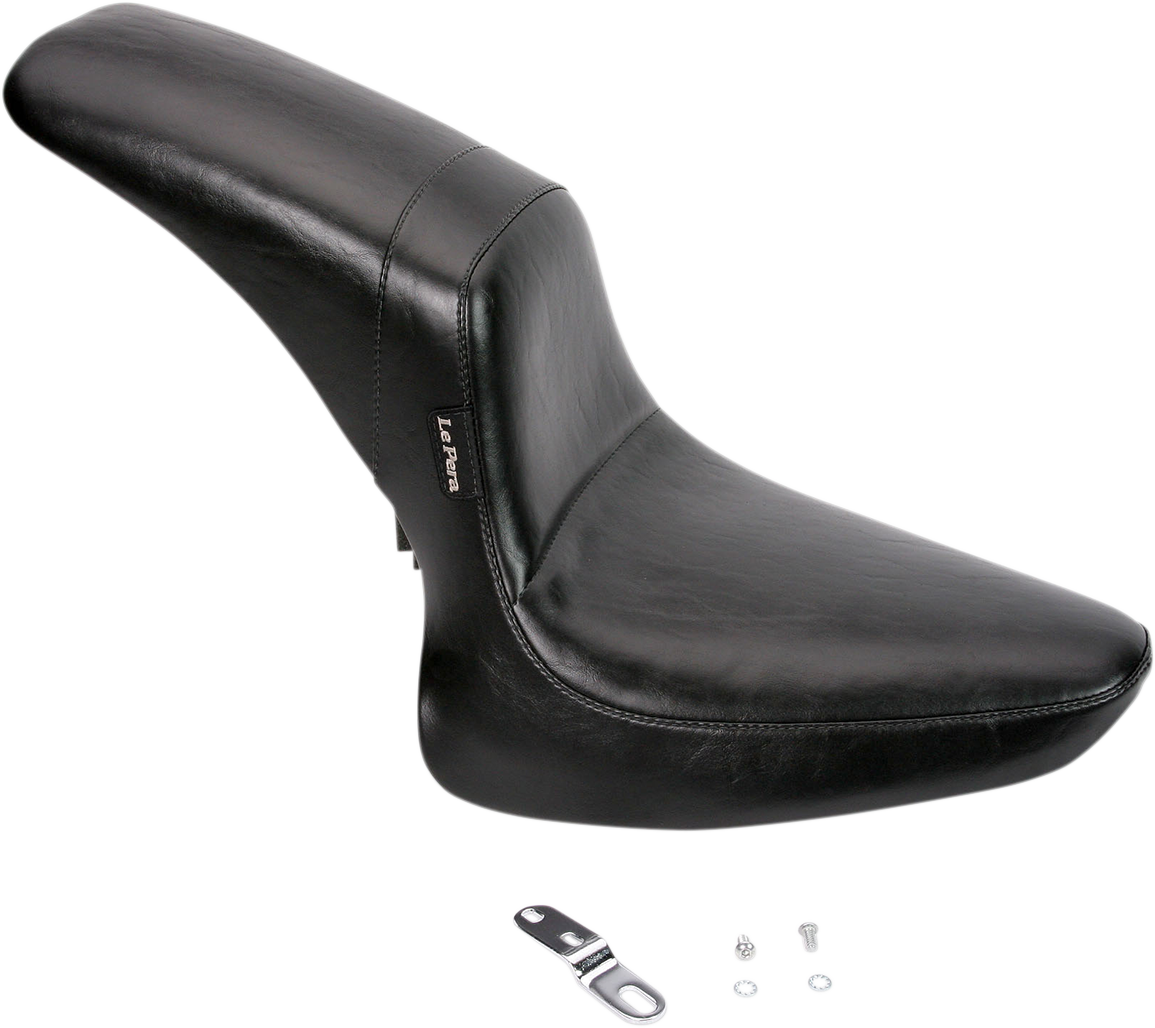 Le Pera Daytona Sport Seat - Smooth - Black - Softail '00-'17