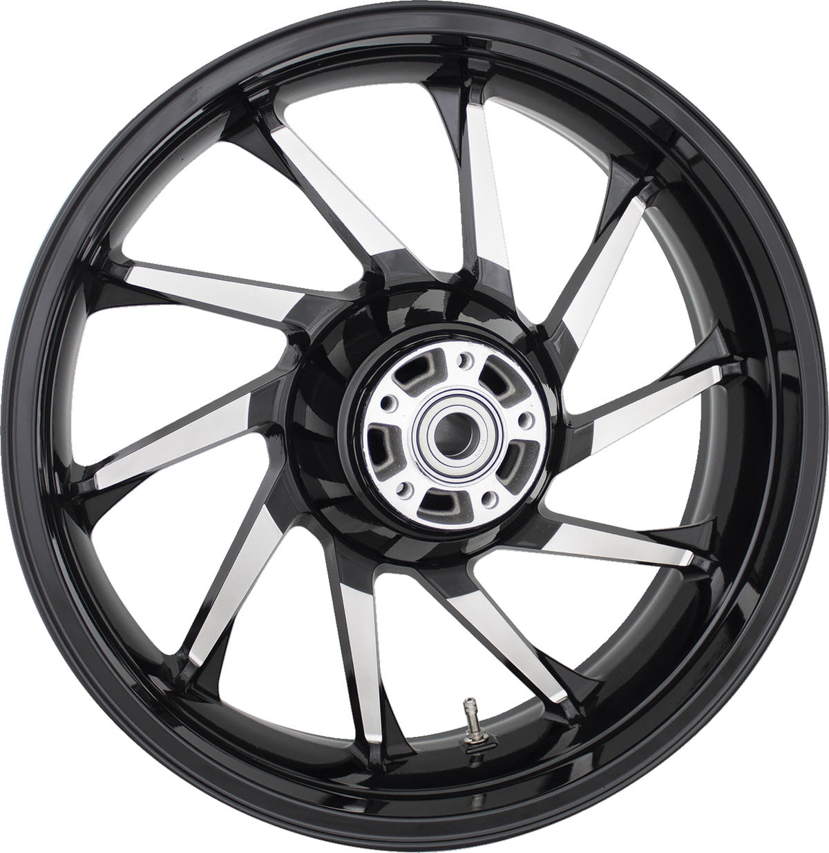 Coastal Moto Wheel - Hurricane 3D - Rear - Single Disc/With ABS - Black Cut - 18x5.5