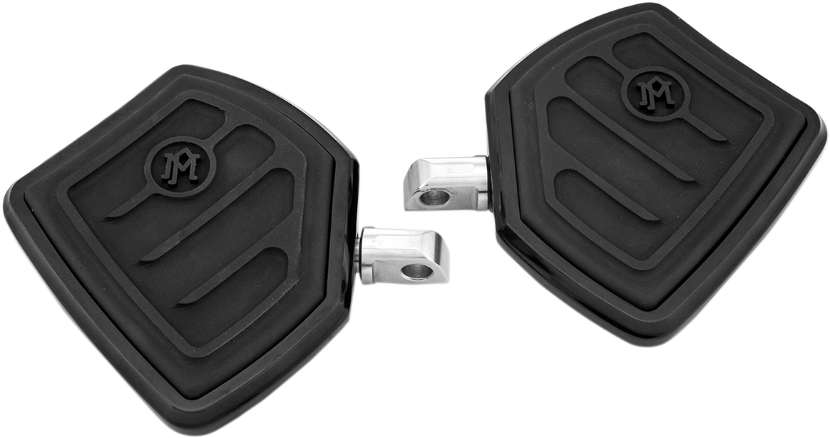 Performance Machine (PM) Passenger Floorboards - Contoured - Black