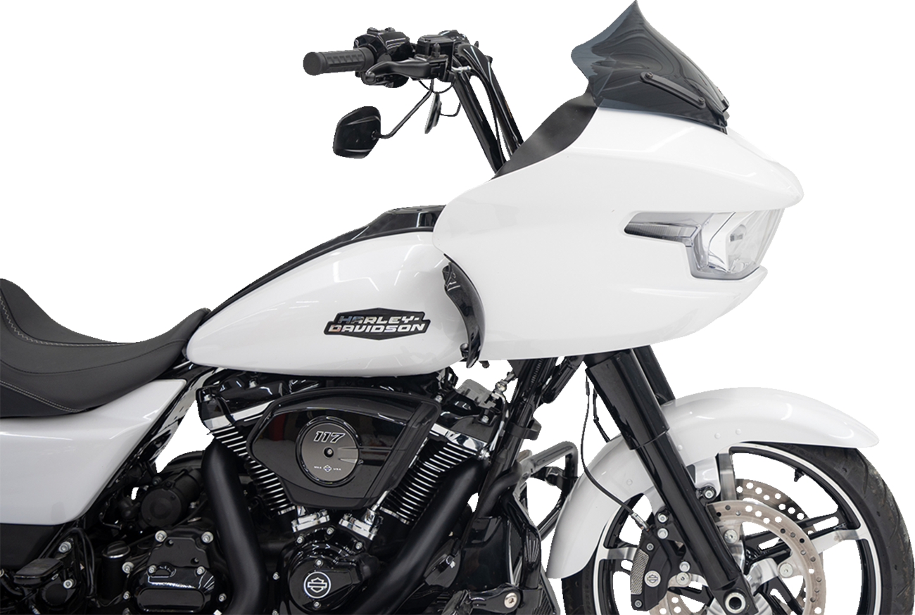 Klock Werks Sport Flare® Windshield - 10" - Dark Smoke - '23-'25 FLTRX