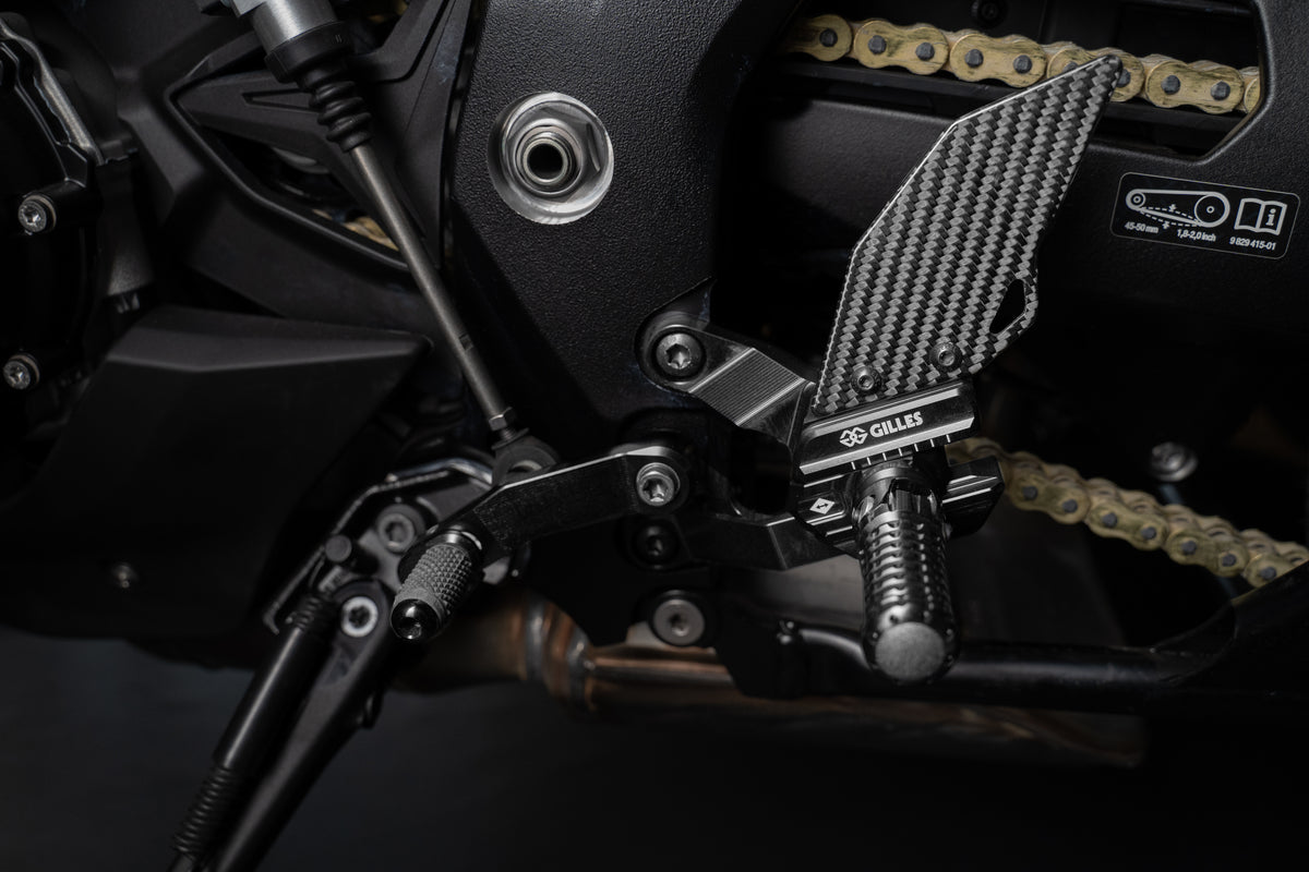 Gilles Tooling Footrest System VCR38GT2, Black
