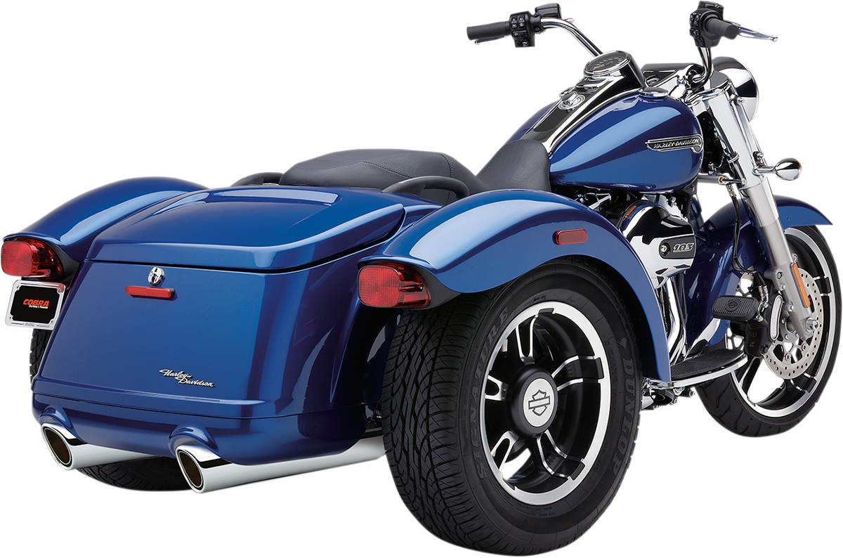 Cobra 909 Slip-On Mufflers - FLRT
