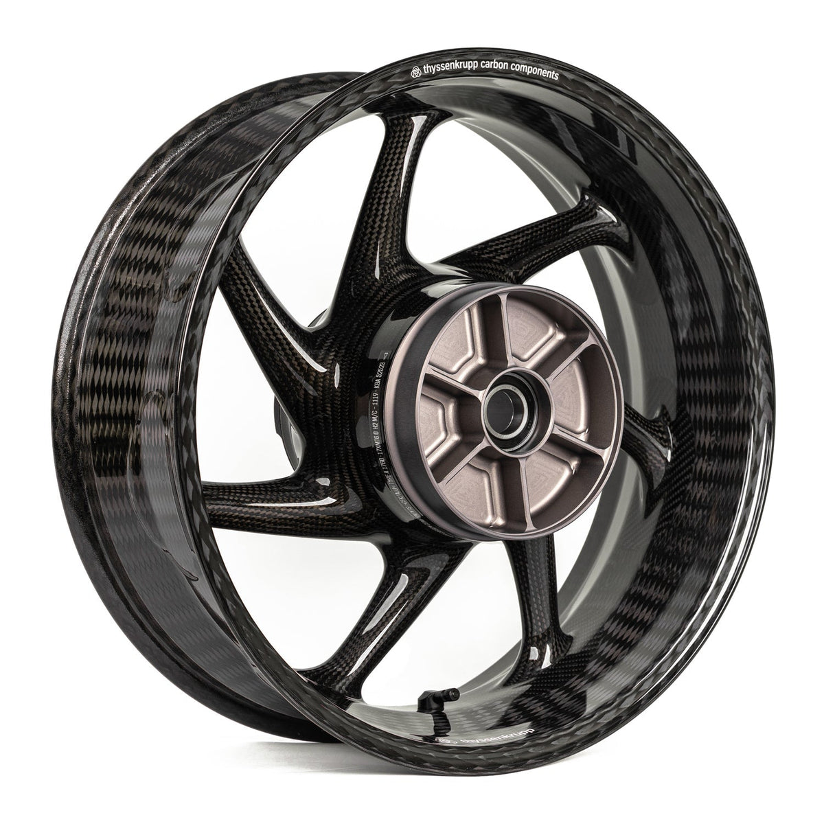 Thyssenkrupp Braided Carbon Fiber Wheel Set for GSXR 1000 1000R