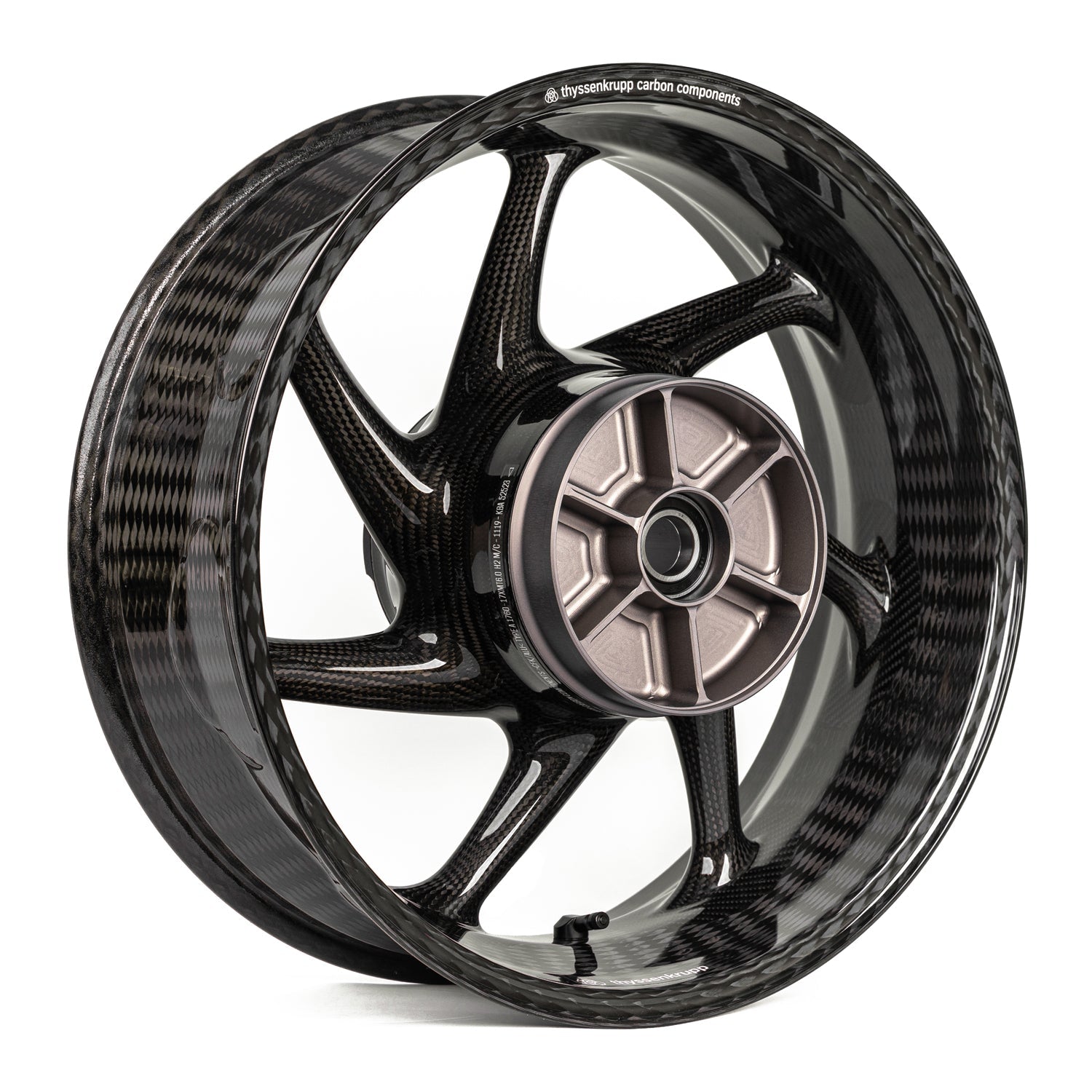 Thyssenkrupp Braided Carbon Fiber Wheel Set for GSXR 1000 1000R