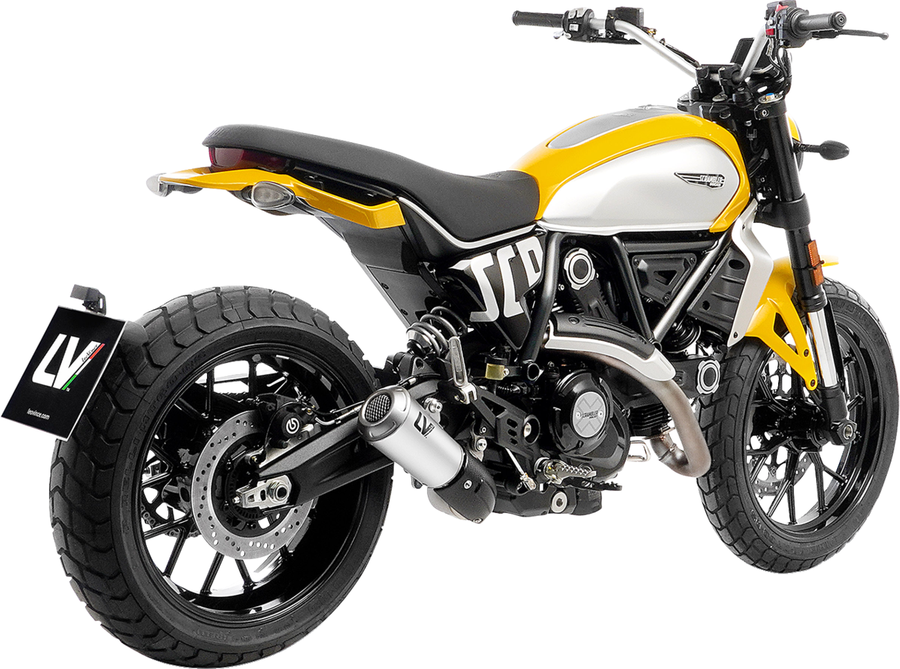 LeoVince Link Pipe - Ducati 800 Scrambler