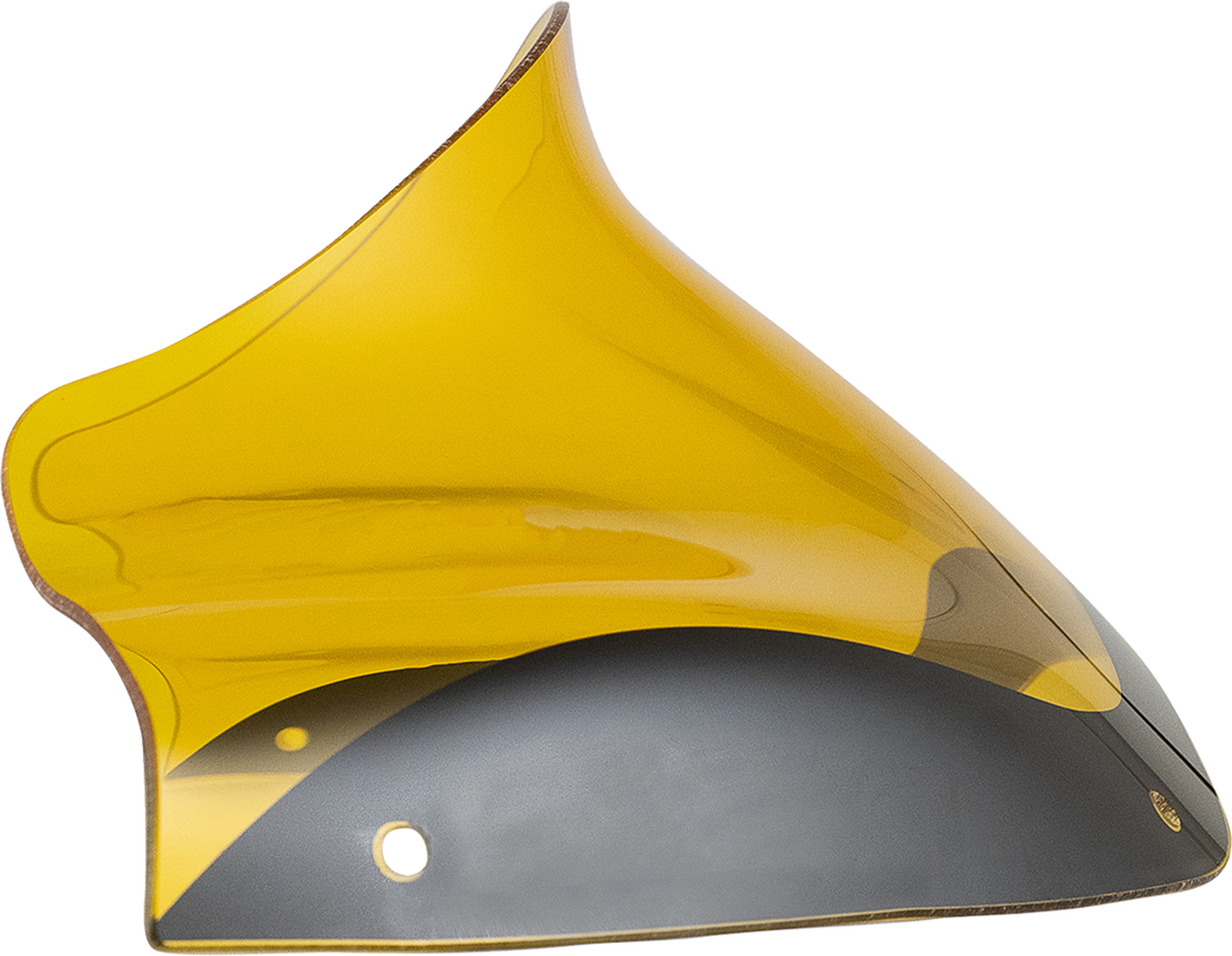 Klock Werks Kolor Flare® Windshield - 8" - Yellow - '98-'13 FLTR