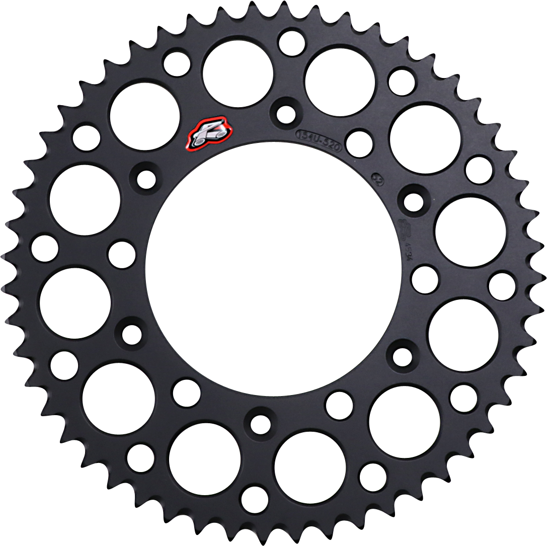 Renthal Rear Sprocket - Aluminum - 52 Tooth - Black - Honda