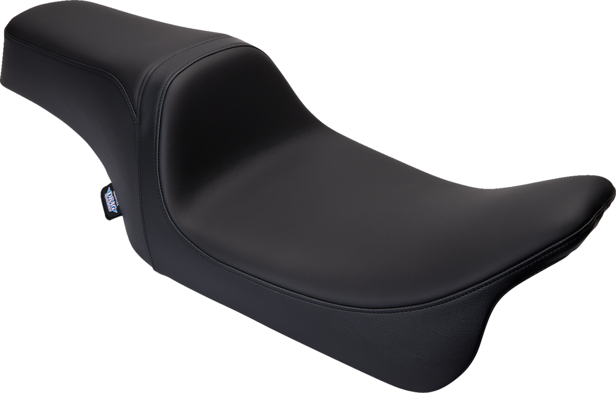 Drag Specialties Seats Predator 1Up Seat - Solar Leather - Black - Smooth - FLH '08-'23