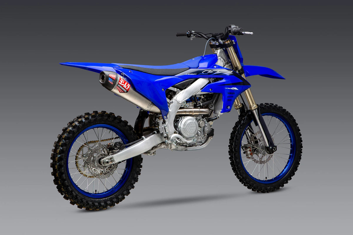 Yoshimura YZ450F 23-25 RS-12 Stainless Full Exhaust, W/ Aluminum Muffler
