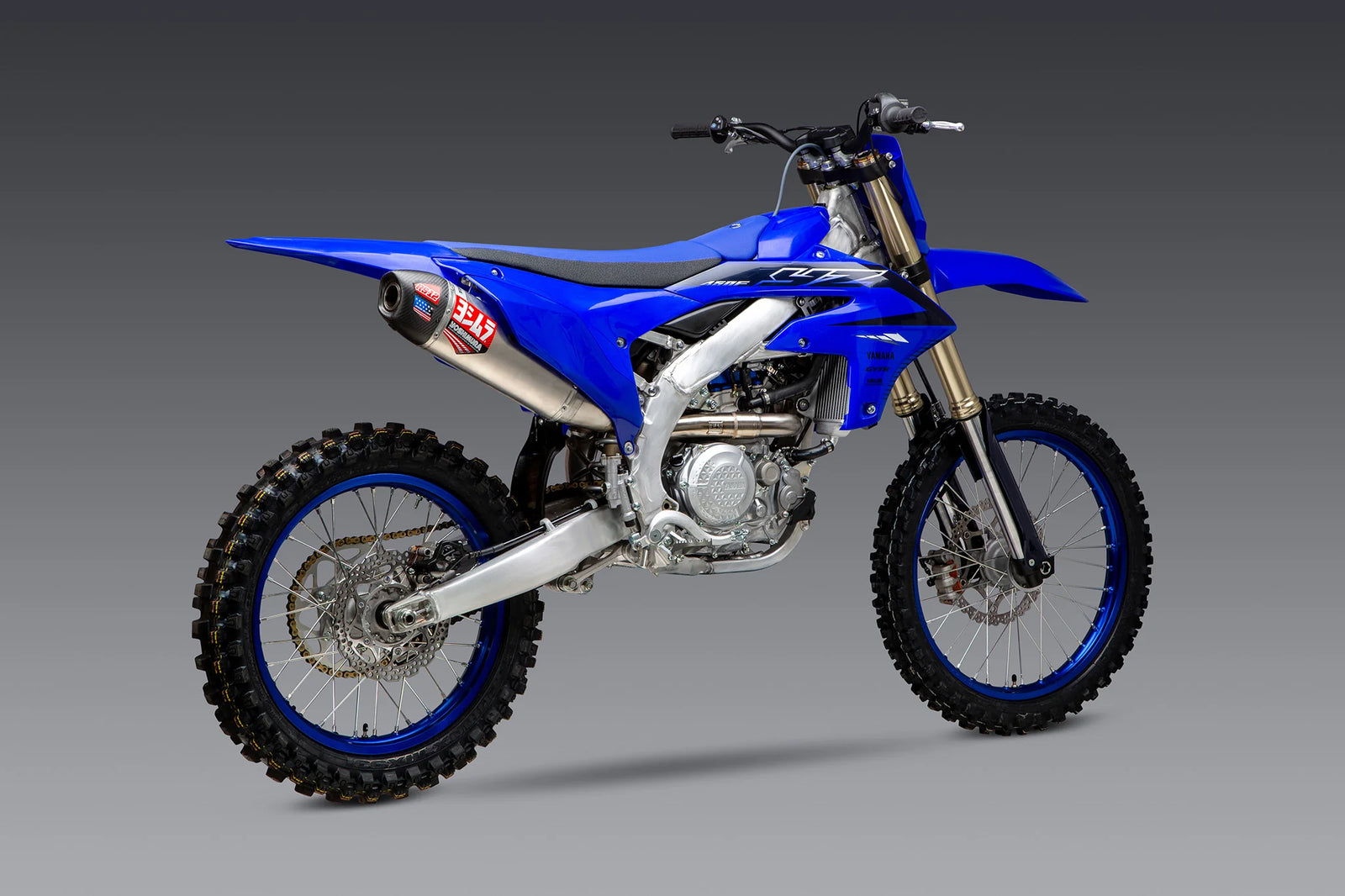 Yoshimura YZ450F 23-25 RS-12 Stainless Full Exhaust, W/ Aluminum Muffler