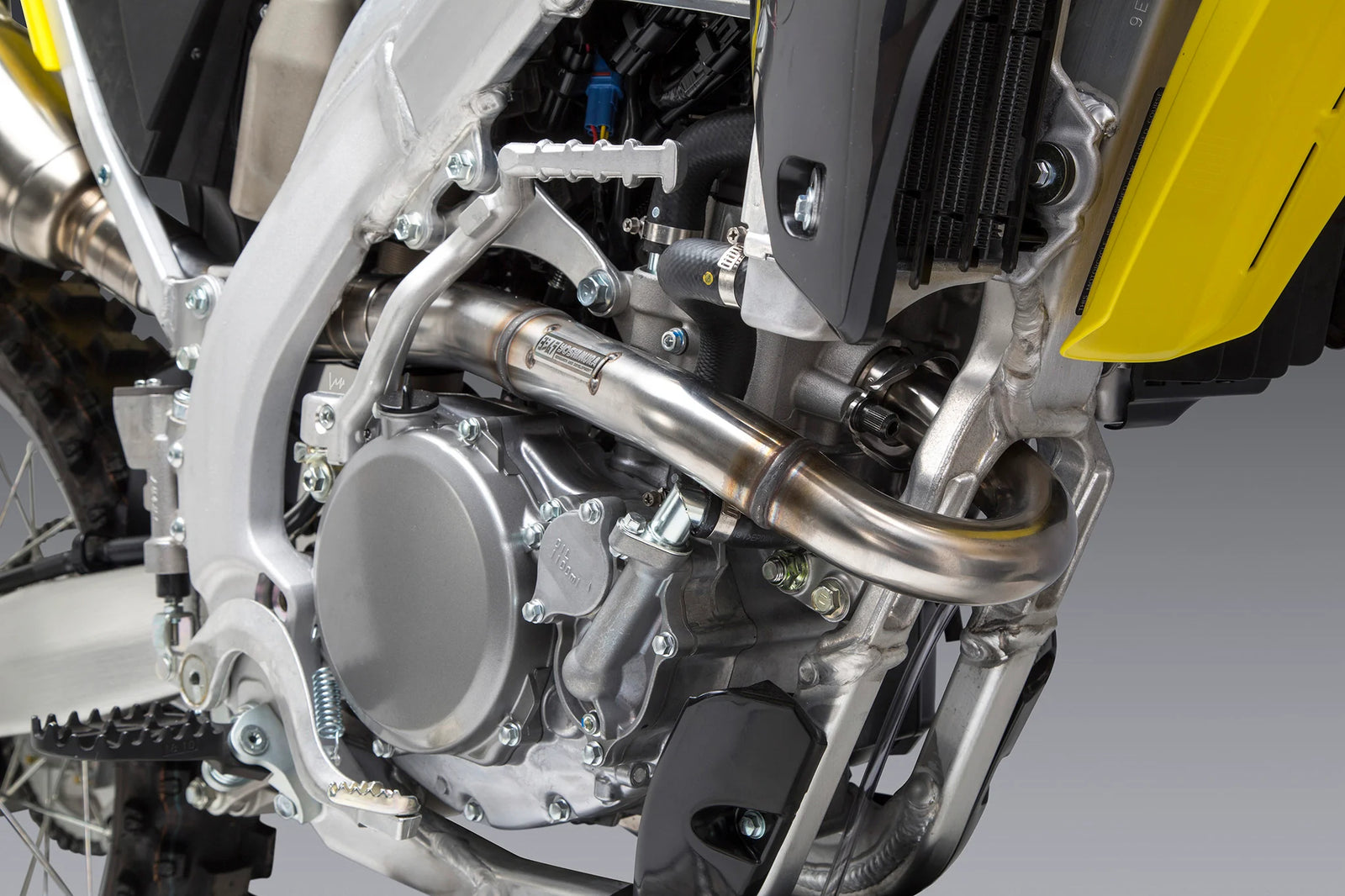 Yoshimura RM-Z250 19-26 RS-12 Stainless Full Exhaust, W/ Aluminum Muffler