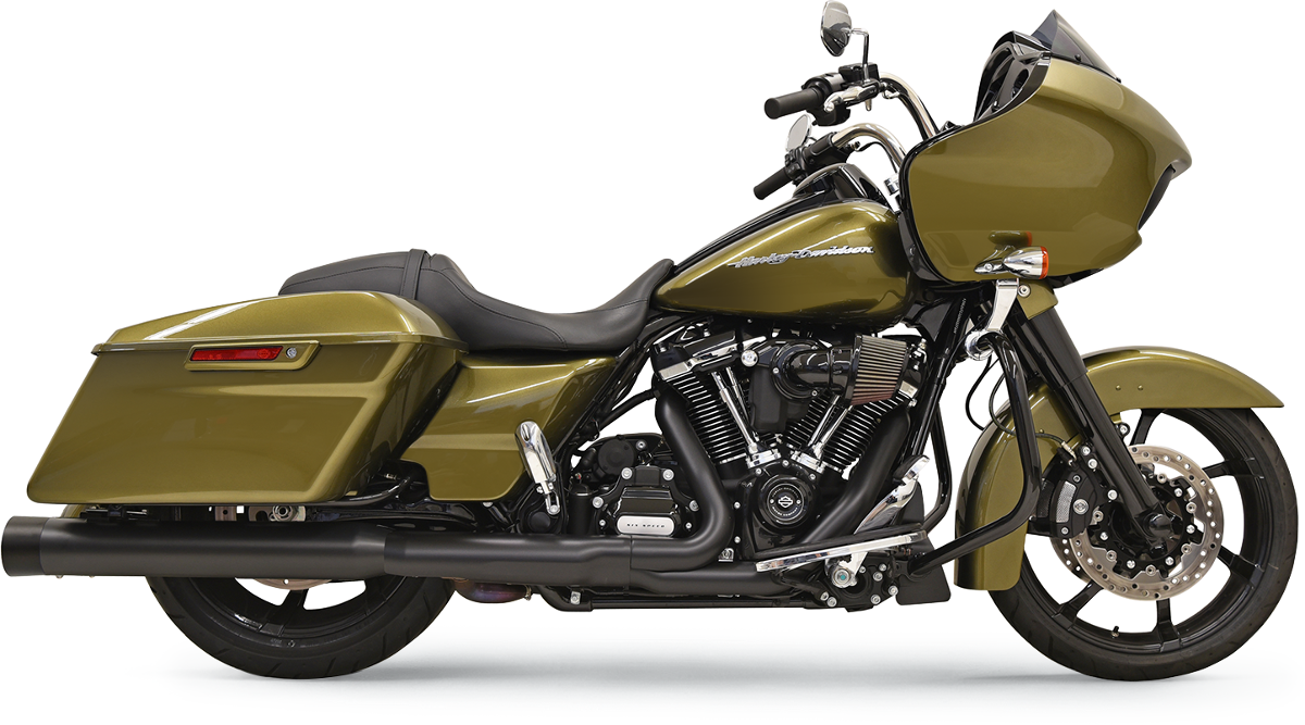 Bassani Xhaust DNT Straight Can Mufflers For FL - Black