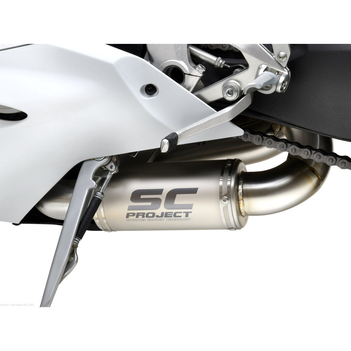 SC Project CRT Carbon Slip On Exhaust for Panigale V2
