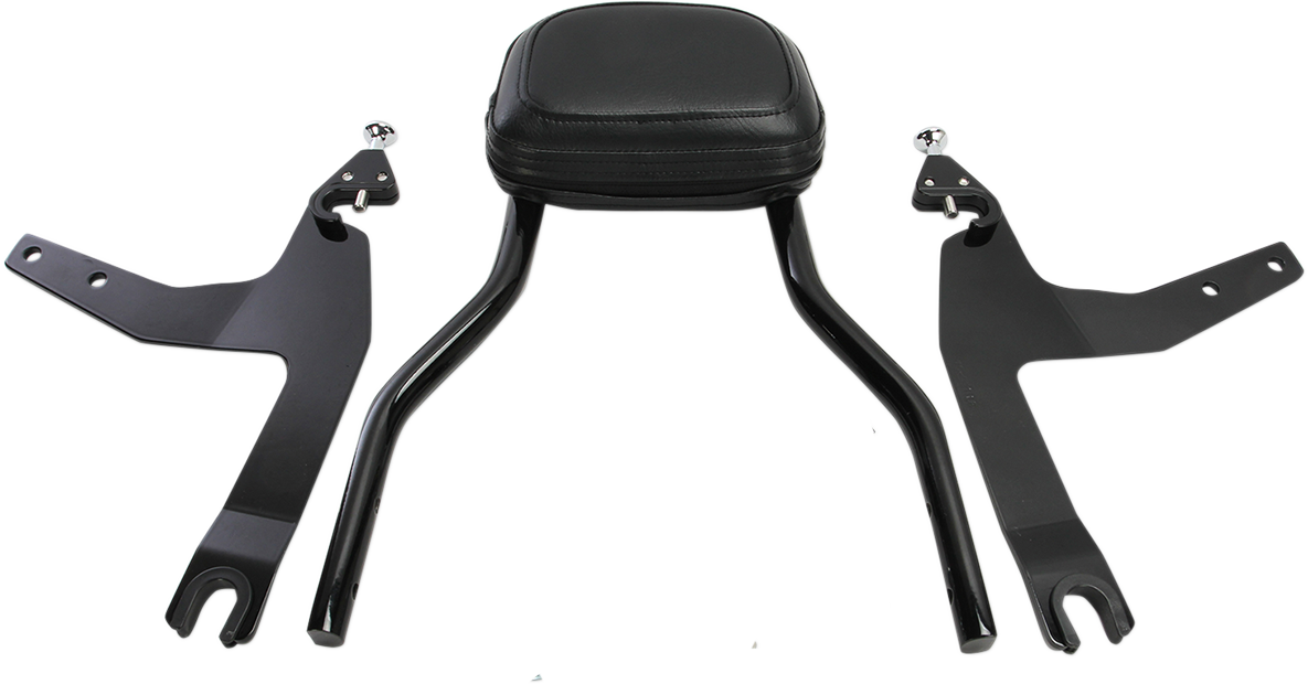 Cobra Backrest Kit - 14" - Black - Softail