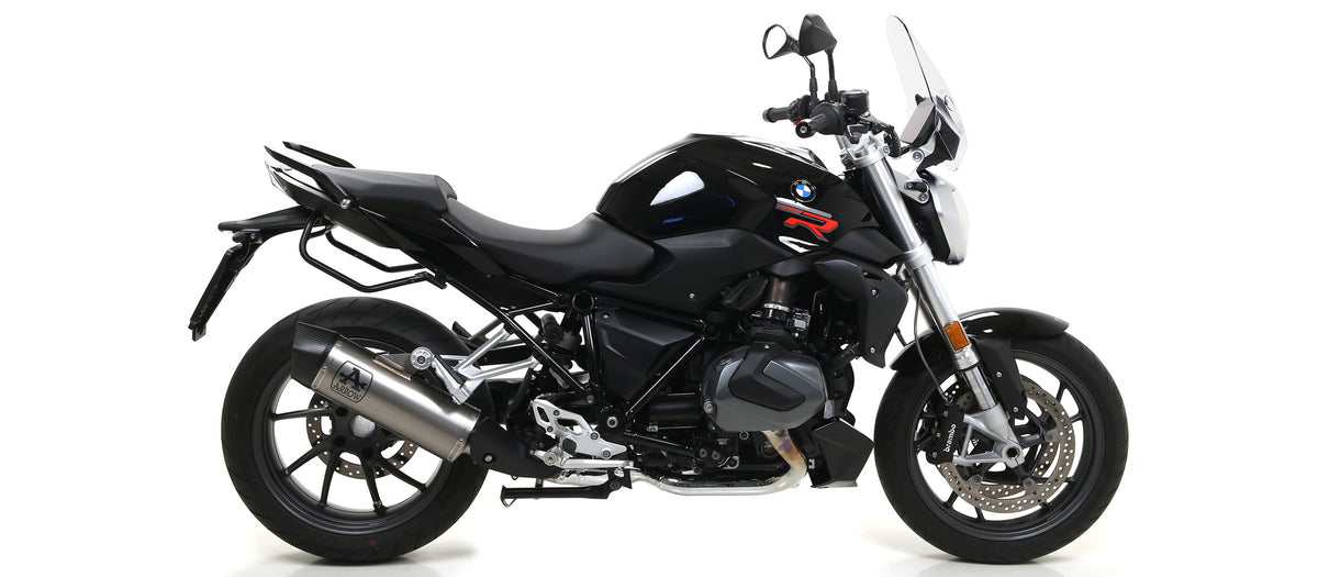 Arrow 71925PK Maxi Race-Tech Titanium Slip On With Carbon End Cap