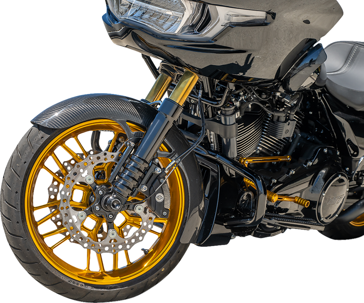 Arlen NESS Carbon Fiber Front Fender - Wrapper - 19" - FLT '99-'13