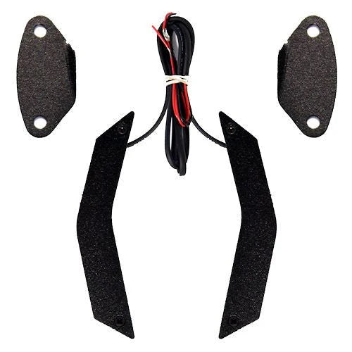 NRC Kawasaki ZX10R LED Turn Signals With Mirror Block Off Plates