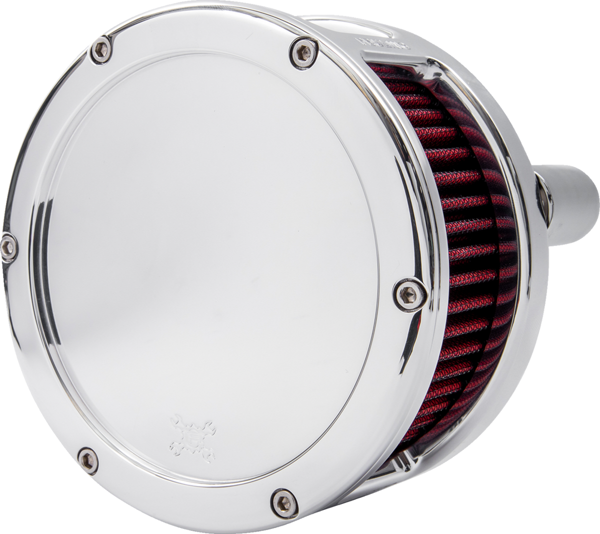 Feuling Parts BA Series Air Cleaner Kit - Chrome - Red Filter