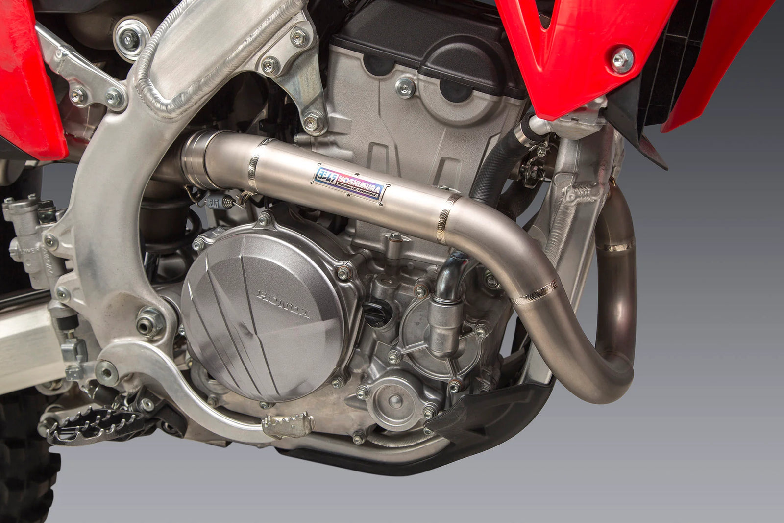 Yoshimura CRF250R/RX 22-24 RS-12 Titanium Full Exhaust, W/ Titanium Muffler