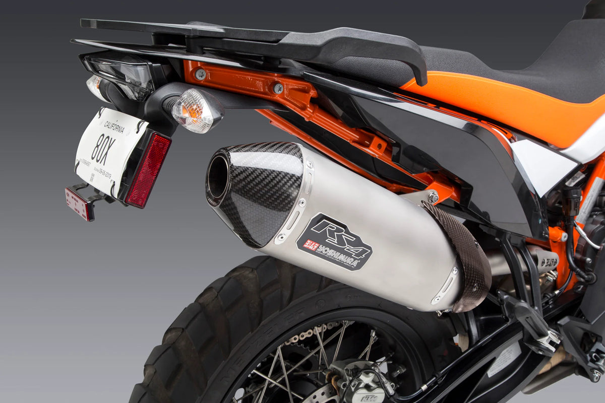 Yoshimura 790/890 Adventure 19-23 / 22-23 Norden 901 RS-4 Stainless Slip-On Exhaust, W/ Stainless Muffler