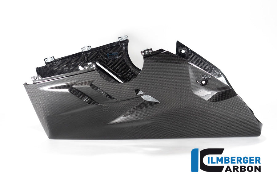 Ilmberger Carbon Belly Pan For High Exhaust Ducati Panigale V4 S 2022 Racing - Gloss