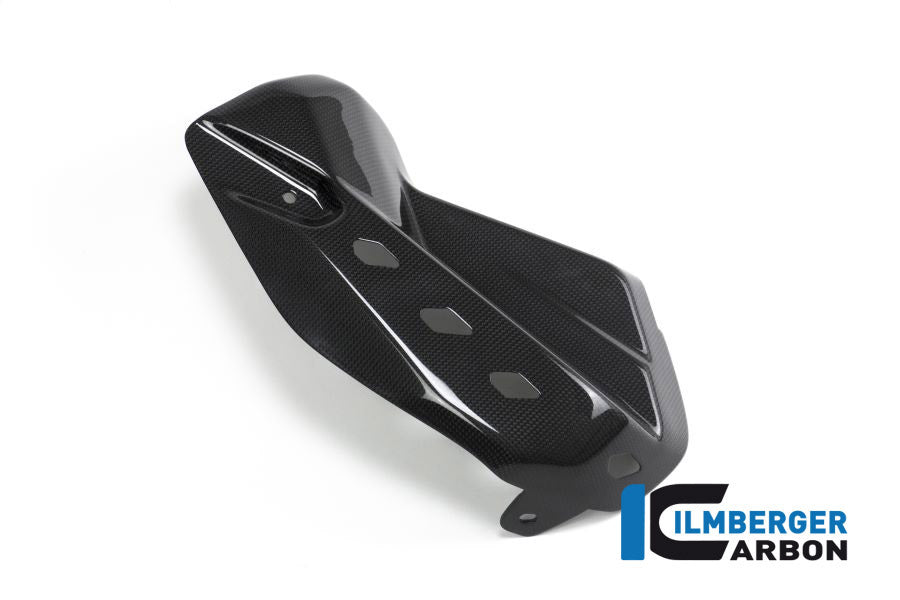 Ilmberger Carbon Exhaust Protector Ducati MTS 1200 2016 Enduro - Gloss / Plain