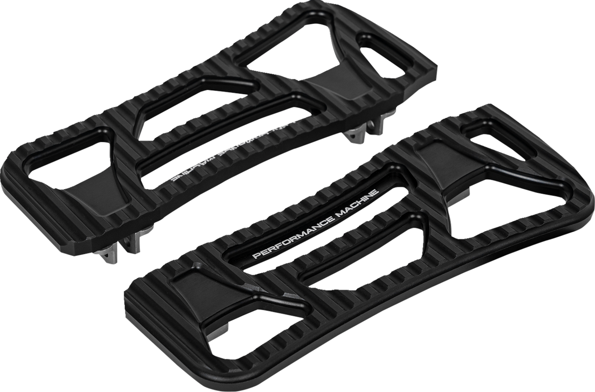 Performance Machine (PM) Drifter Floorboards - Rider - Black Ops - FL