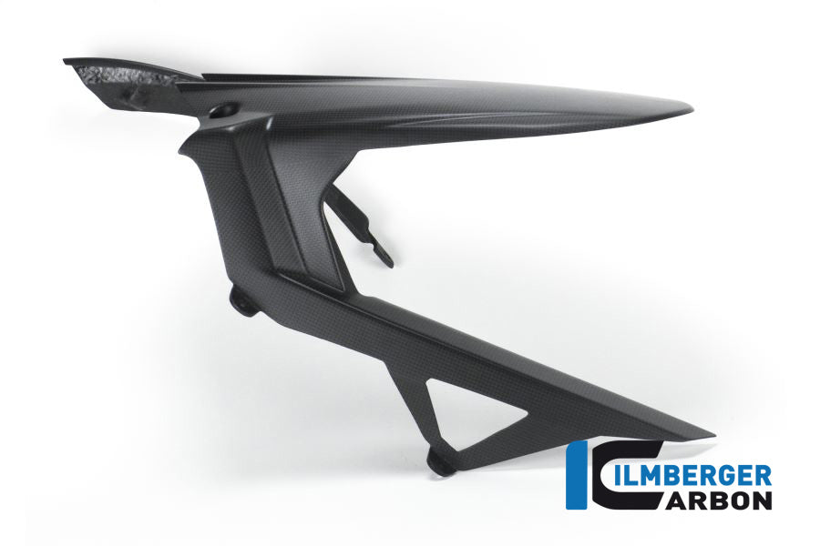 Ilmberger Carbon Rear Hugger Including Upper Chain Guard Ducati MTS 1200 2016 Enduro - Matte