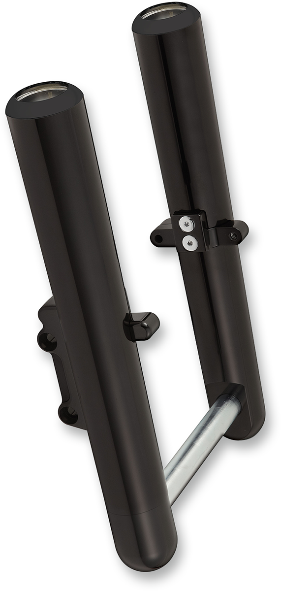 Arlen NESS Fork Legs - Black Anodized - Hot Legs - Custom Single Disc - Smooth - '00-'07