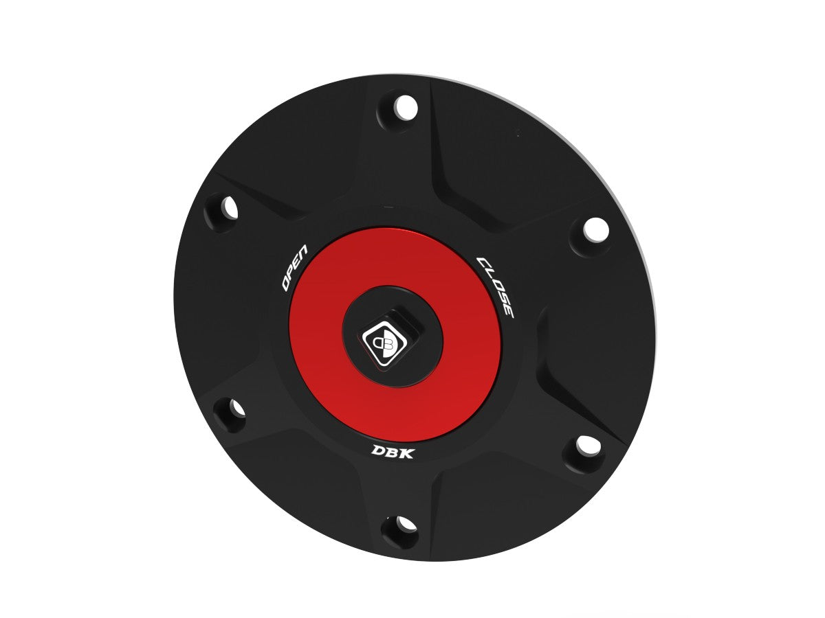Ducabike DBK Ducati Quick Release Fuel Tank Cap - Black / Red