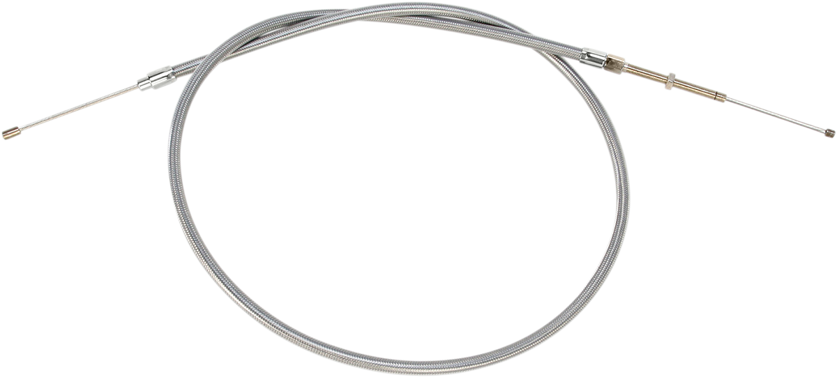 Barnett High-Efficiency Stainless Steel Clutch Cable For Harley-Davidson - +6" - '71-'85 Sportster