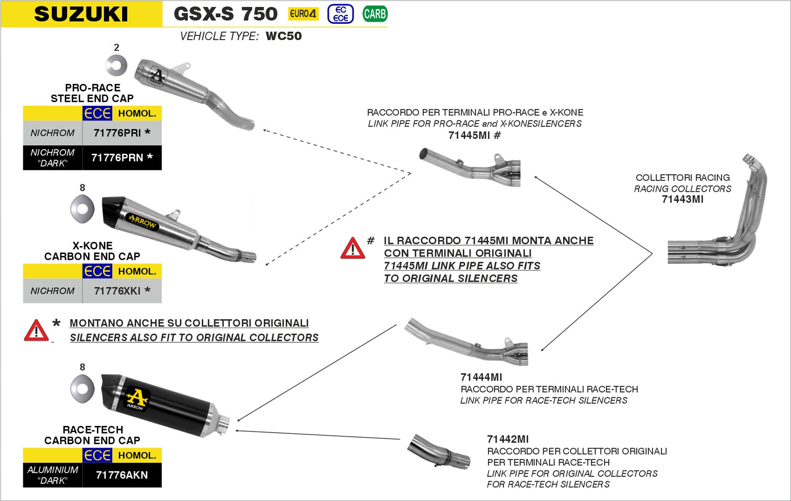 Arrow 71776PRI Pro-Race Nichrom Slip On