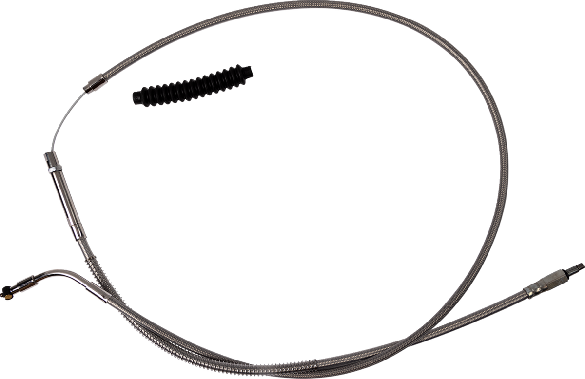 Barnett High-Efficiency Stainless Steel Clutch Cable For Harley-Davidson - +6" - '23-'24 FLTRXSE