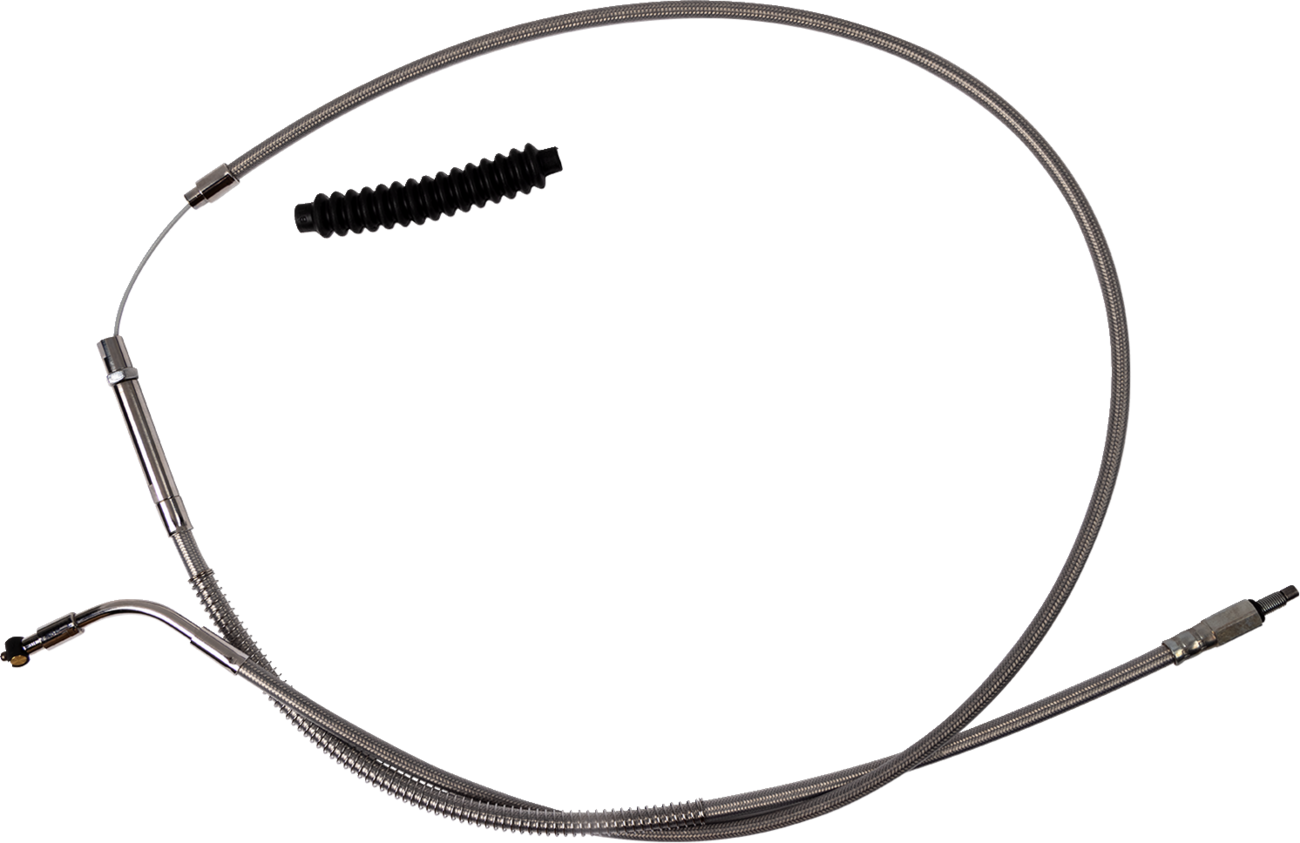 Barnett High-Efficiency Stainless Steel Clutch Cable For Harley-Davidson - +6" - '23-'24 FLTRXSE