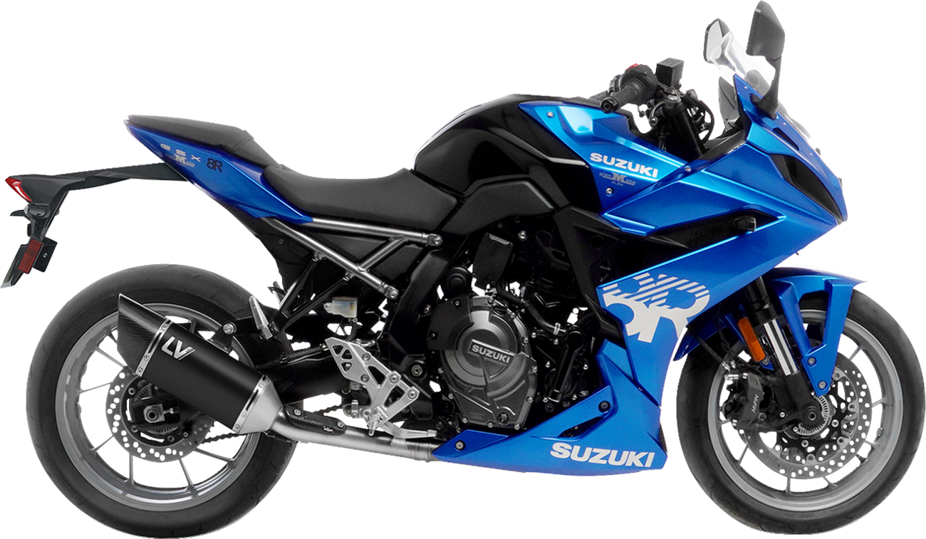 LeoVince LV-14 R Exhaust System - 2-Into-1 - Black Edition - GSX-8RS
