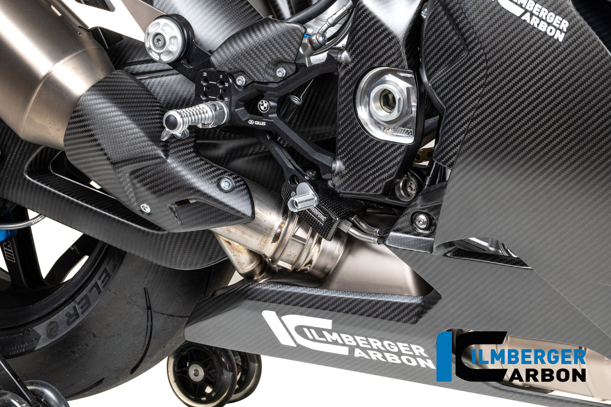 Ilmberger Carbon Exhaust Heat Shield BMW S 1000 R 2021-2025 - Matte / Twill