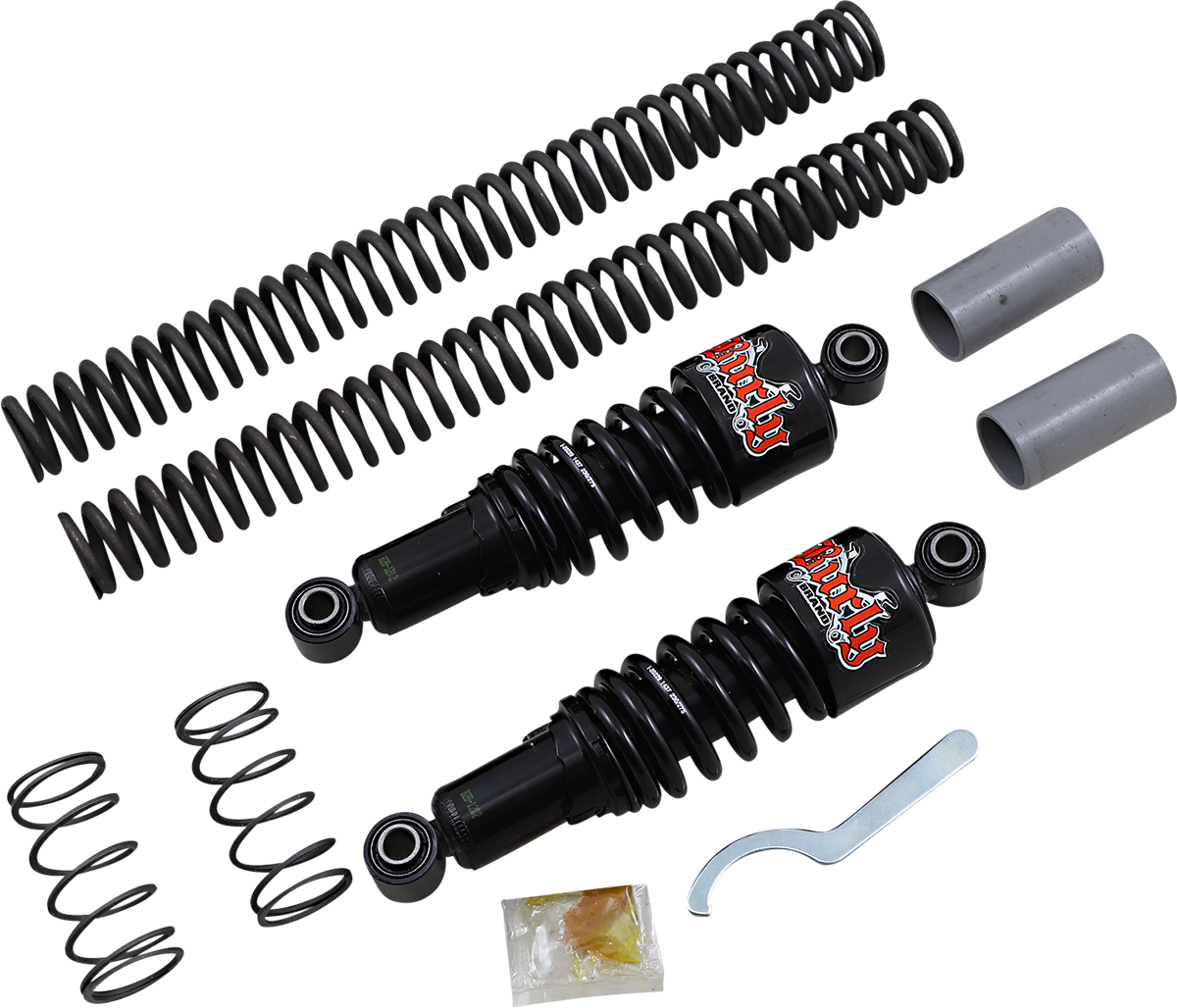 Burly Brand Suspension Kit - Slammer - Black - FXD