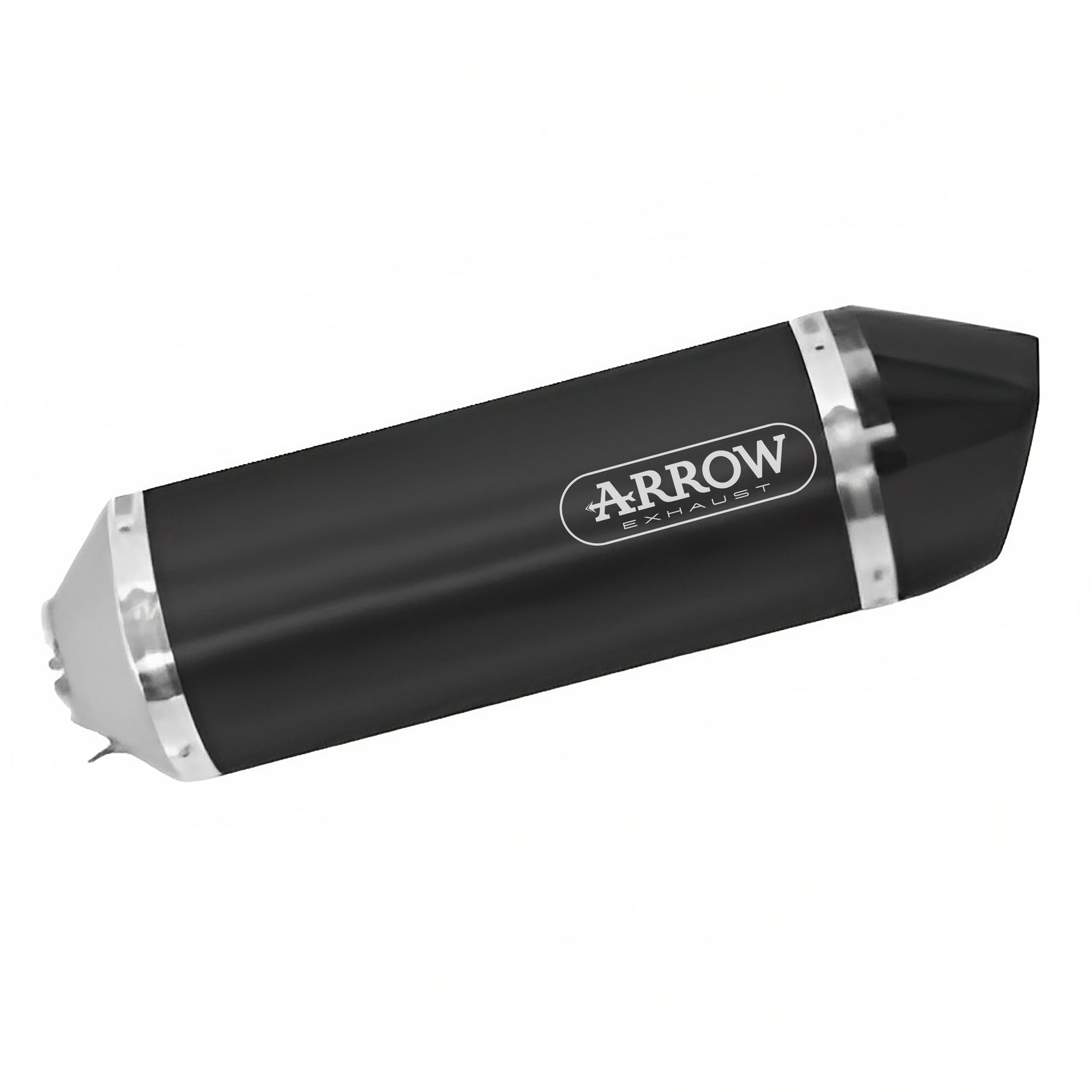 Arrow 71846AKN Race-Tech Aluminium Dark Slip On With Carbon End Cap