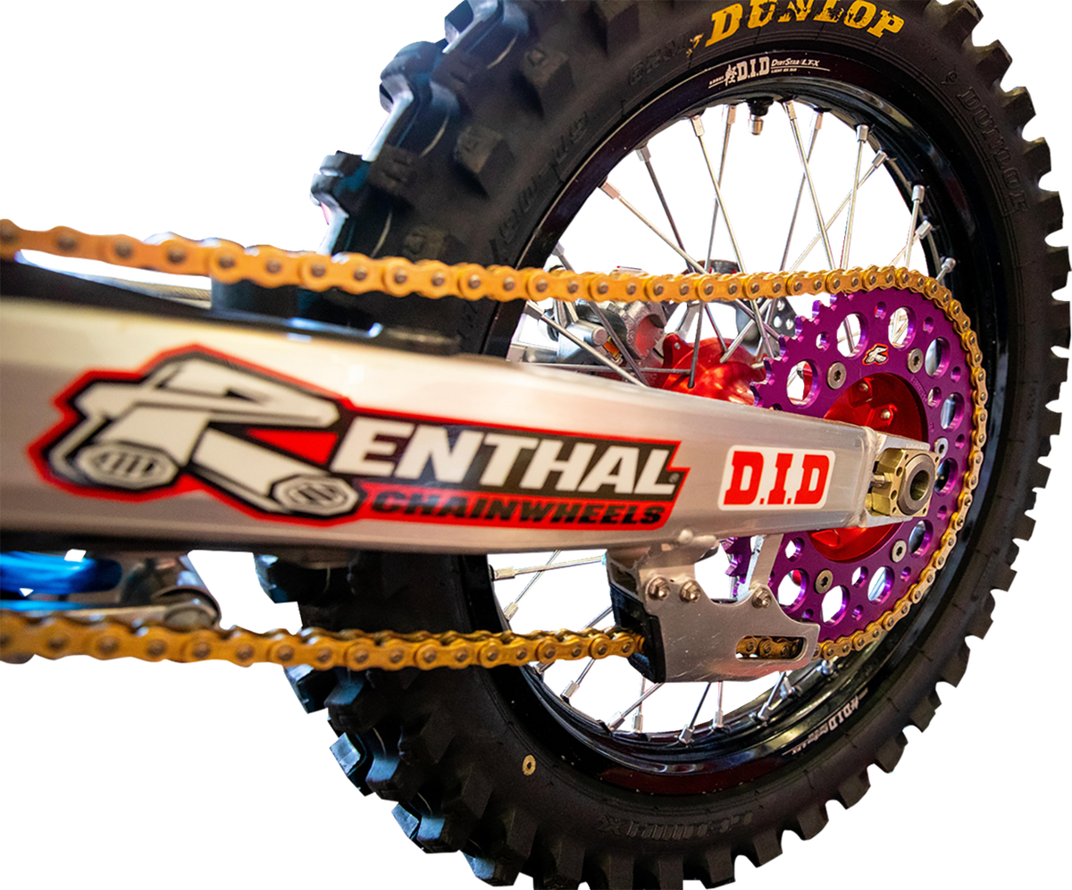 Renthal Rear Sprocket - Aluminum - 50 Tooth - Purple - Suzuki