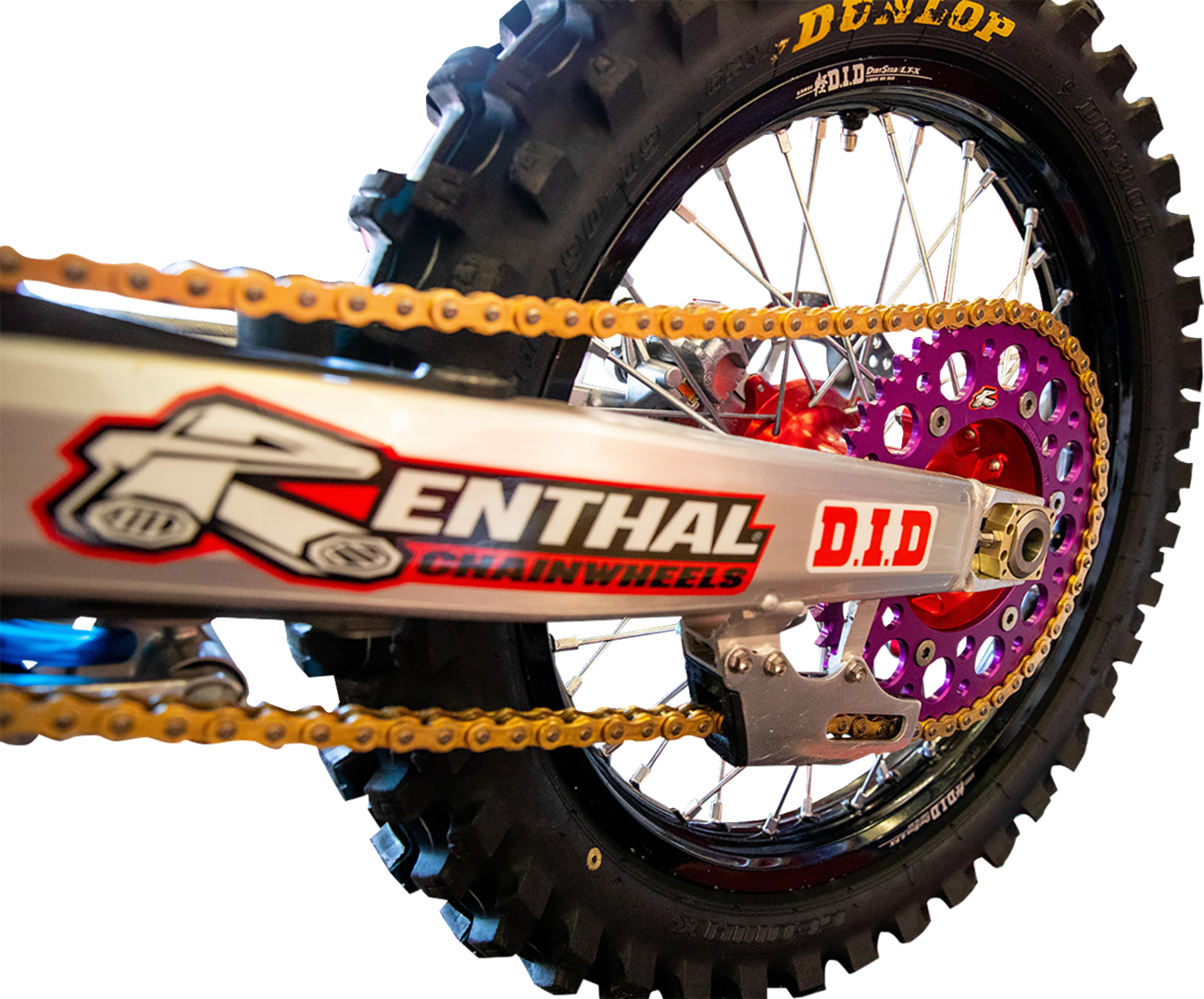 Renthal Rear Sprocket - Aluminum - 50 Tooth - Purple - Suzuki