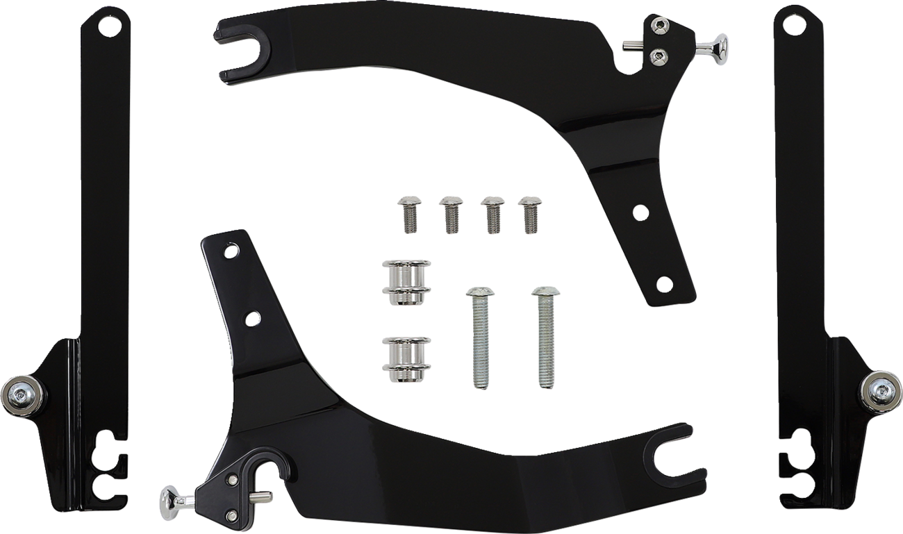Cobra Backrest Kit - 14" - Black - Dyna
