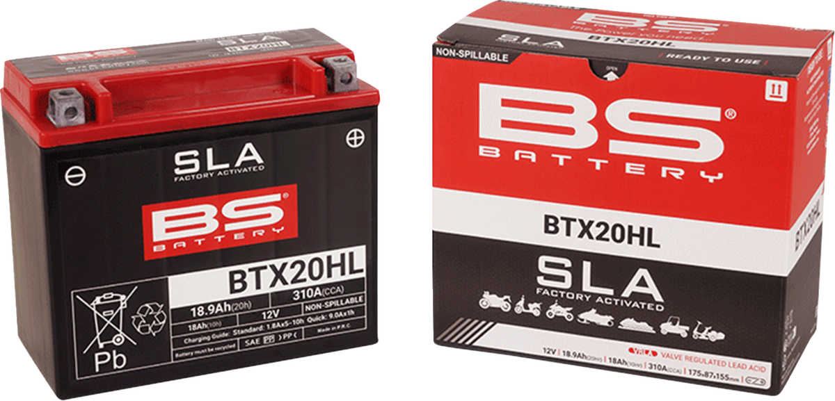 BS Battery Battery - BTX20H (YTX)