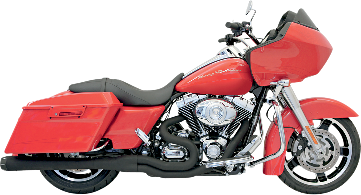 Bassani Xhaust B4 2:1 Exhaust - Black - Megaphone