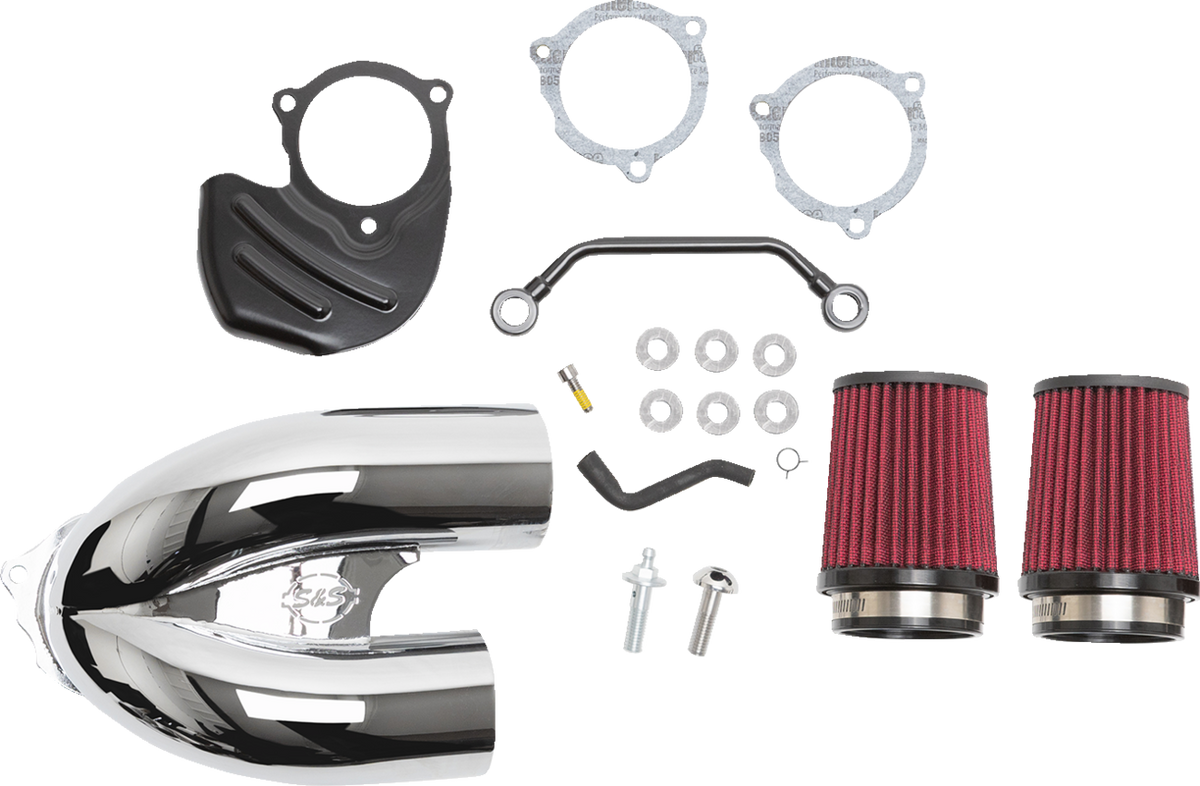 S&amp;S Cycle Tuned Induction Air Cleaner Kit - Chrome